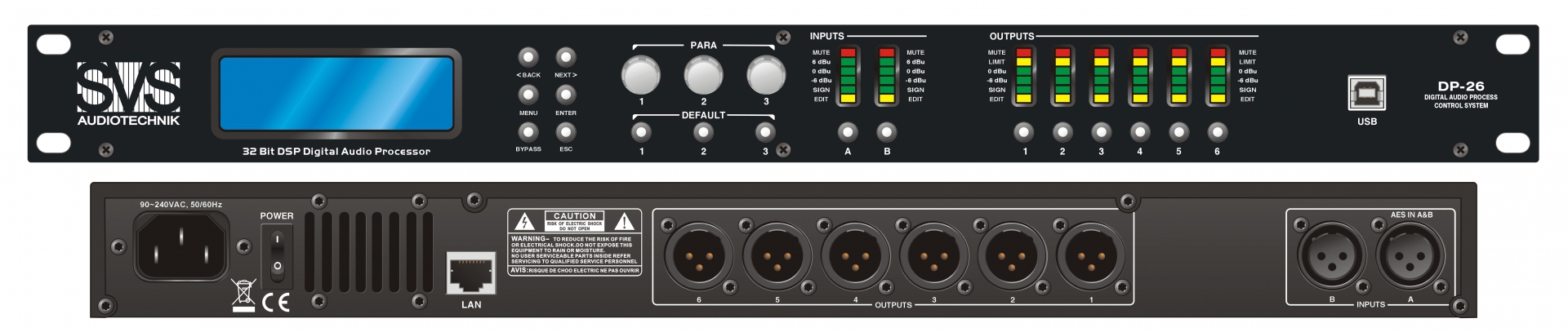 SVS Audiotechnik DP-26 Цифровой процессор: 2 входа 6 выходов в Кущевской