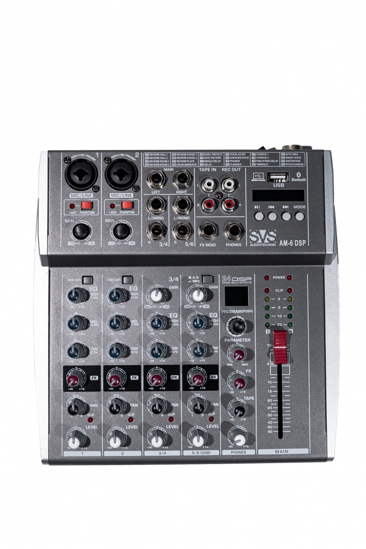 SVS Audiotechnik mixers AM-6 DSP Микшерный пульт аналоговый, 6-канальный SVS Audiotechnik mixers в Кущевской