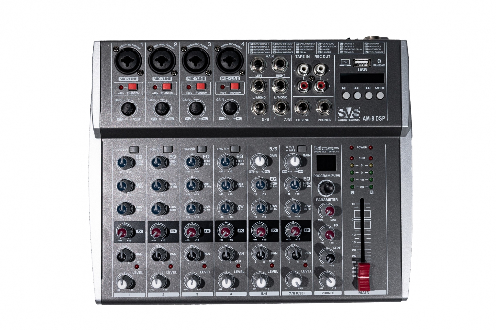 SVS Audiotechnik mixers AM-8 DSP Микшерный пульт аналоговый, 8-канальный в Кущевской